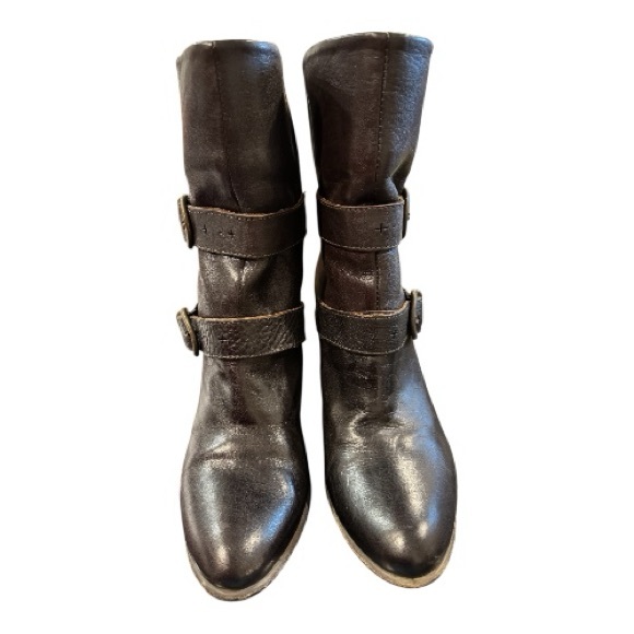 Fiorentini + Baker chocolate brown leather boot in size 38 1/2 - Picture 9 of 10